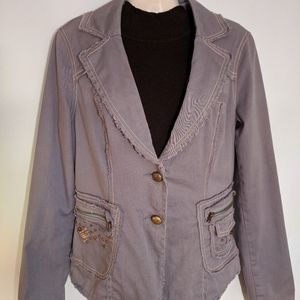 Women's Love Stitch denim jacket medium
